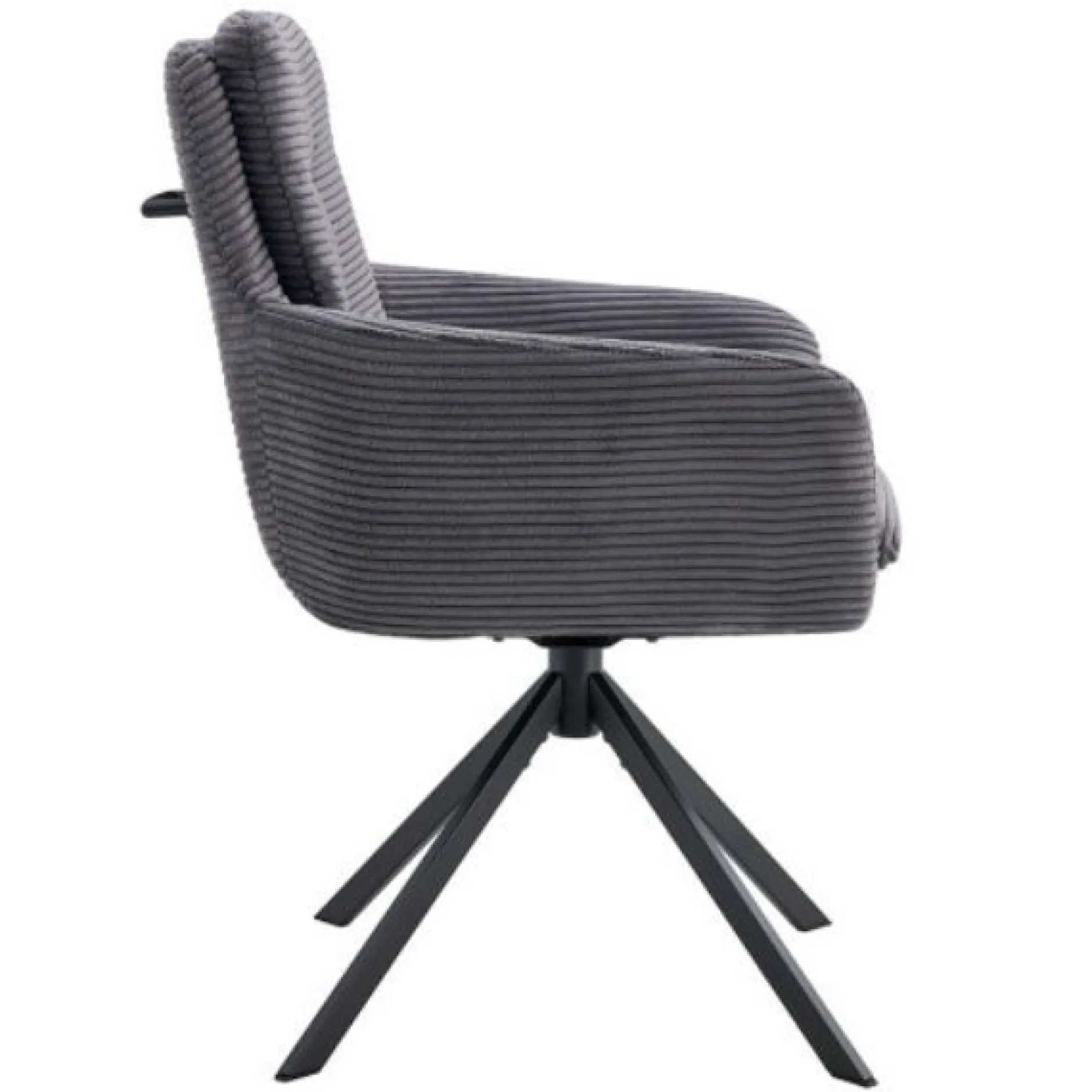 Stuhl Luna | 61 x 67 x 92 cm | Dunkelgrau
