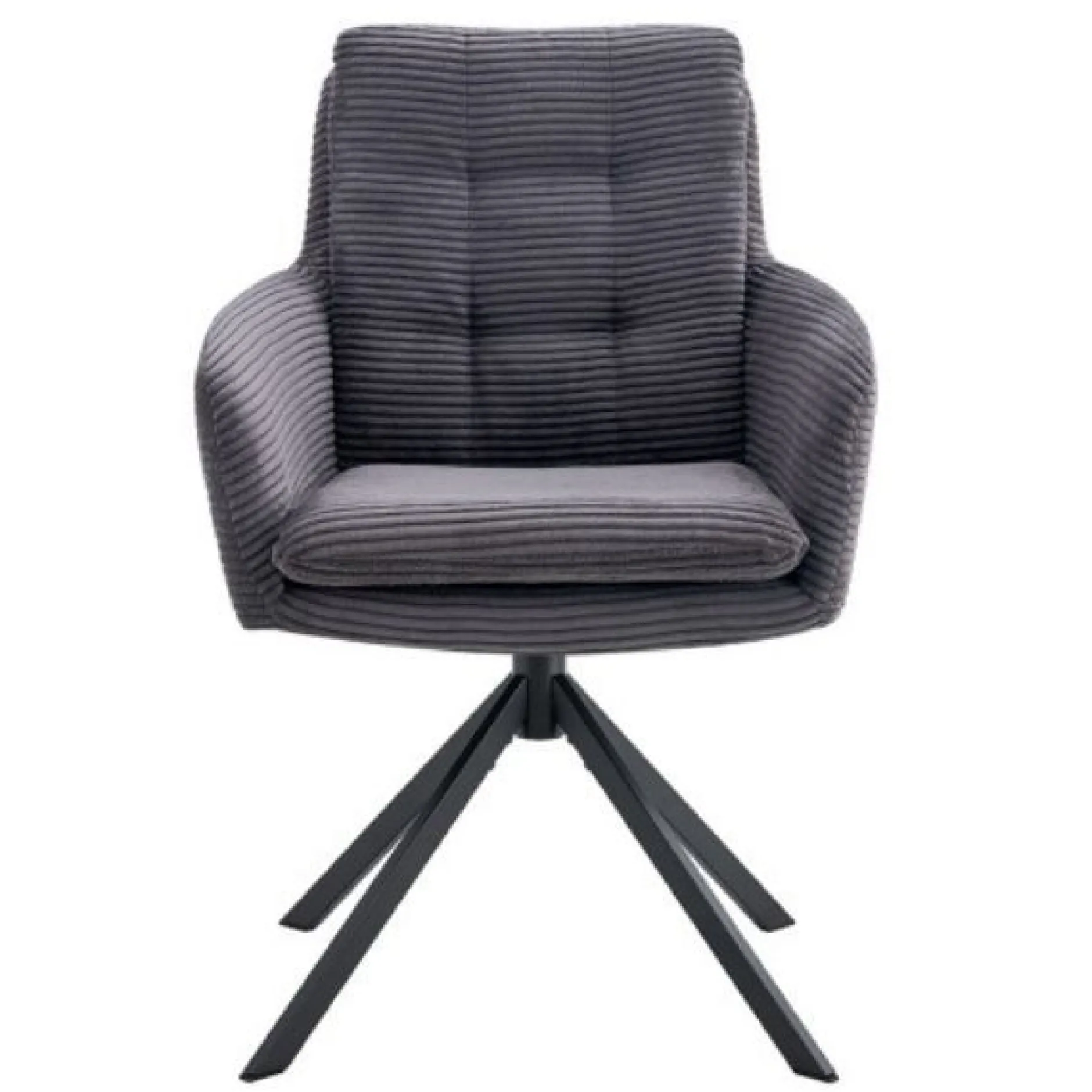 Stuhl Luna | 61 x 67 x 92 cm | Dunkelgrau