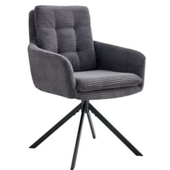 Stuhl Luna | 61 x 67 x 92 cm | Dunkelgrau