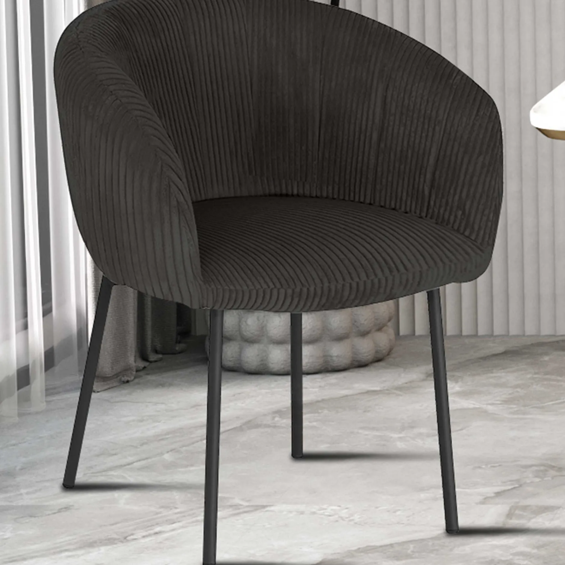 Stuhl Sill | 57 x 62 x 79 cm | Dunkelgrau