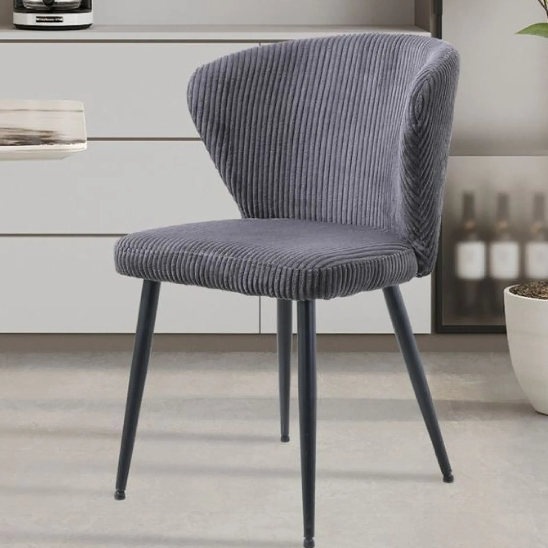 Stuhl Tornado | 54 x 55 x 79 cm | Dunkelgrau