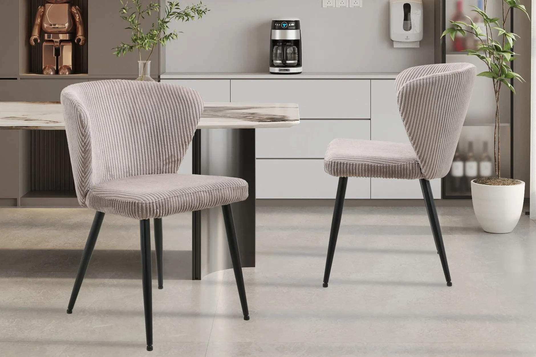 Stuhl Tornado | 54 x 55 x 79 cm | Sandfarbe