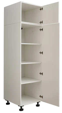 Säulenschrank für Waschmaschine Laundreezy | 50 x 68 x 162 cm | Weiß