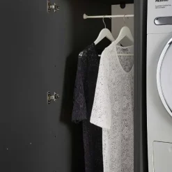 Säulenschrank für Waschmaschinenschränke Laundreezy | 50 x 68 x 162 cm | Anthrazit