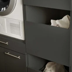 Säulenschrank für Waschmaschinenschränke Laundreezy | 50 x 68 x 162 cm | Anthrazit