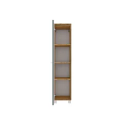 Säulenschrank Gene 30cm 1 Tür - wotan Eiche/grün