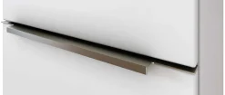 Säulenschrank Hansen 40cm 2 Türen und 1 Schublade - weiß