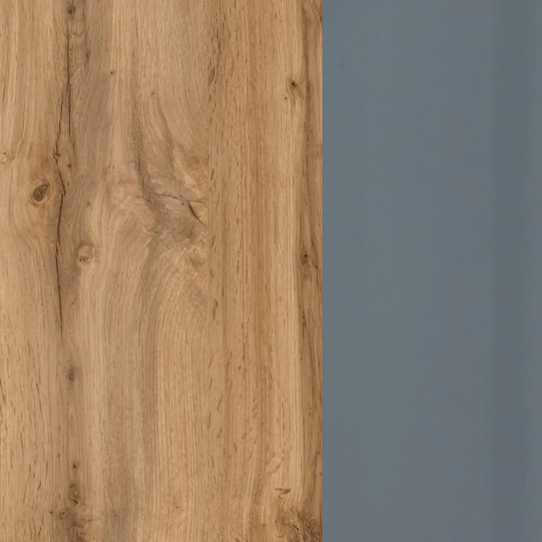 Säulenschrank Helina 40cm 2 Türen - Eiche/grau