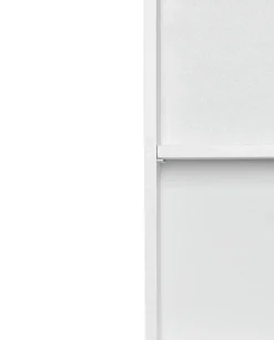 Säulenschrank Ricca 50cm 4 Türen und 1 Schublade - weiß/hellgrau