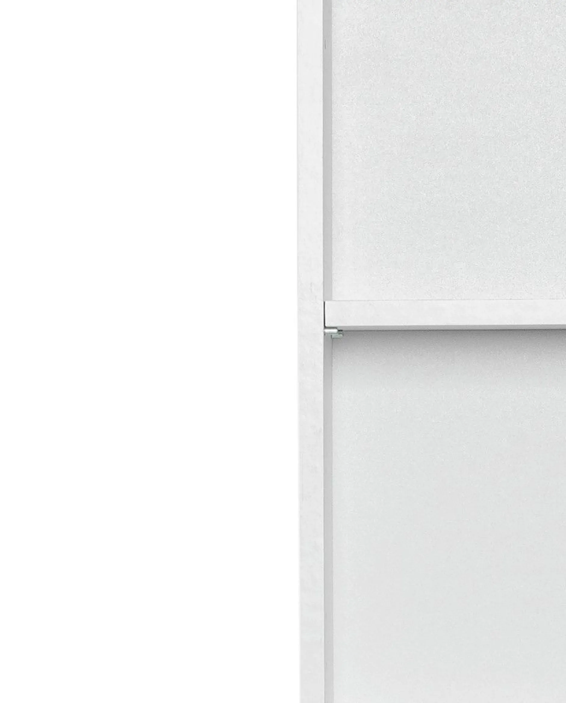 Säulenschrank Ricca 25cm 2 Türen und 1 Schublade - weiß