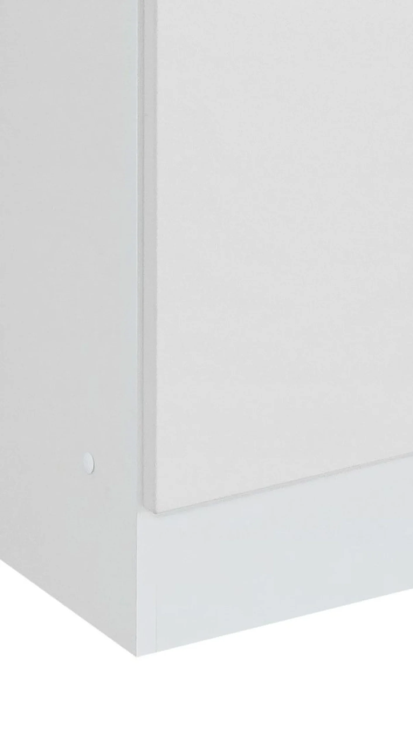 Säulenschrank Ricca 25cm 2 Türen und 1 Schublade - weiß
