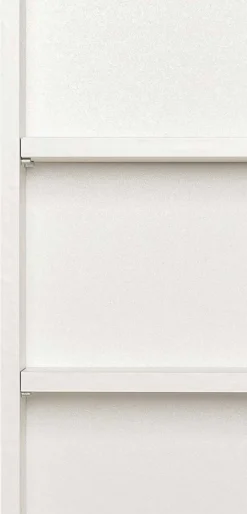 Säulenschrank Small 25cm 1 Schublade und 2 Türen - hochglänzend weiß