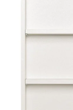 Säulenschrank Small 25cm 1 Tür und 2 Schubladen - hochglänzend weiß