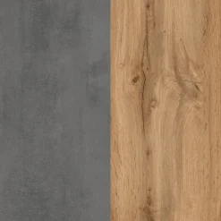 Säulenschrank Varese | 65 x 35 x 180 cm | Grau