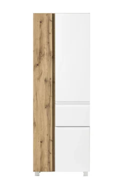 Säulenschrank Varese | 65 x 35 x 180 cm | Weiß