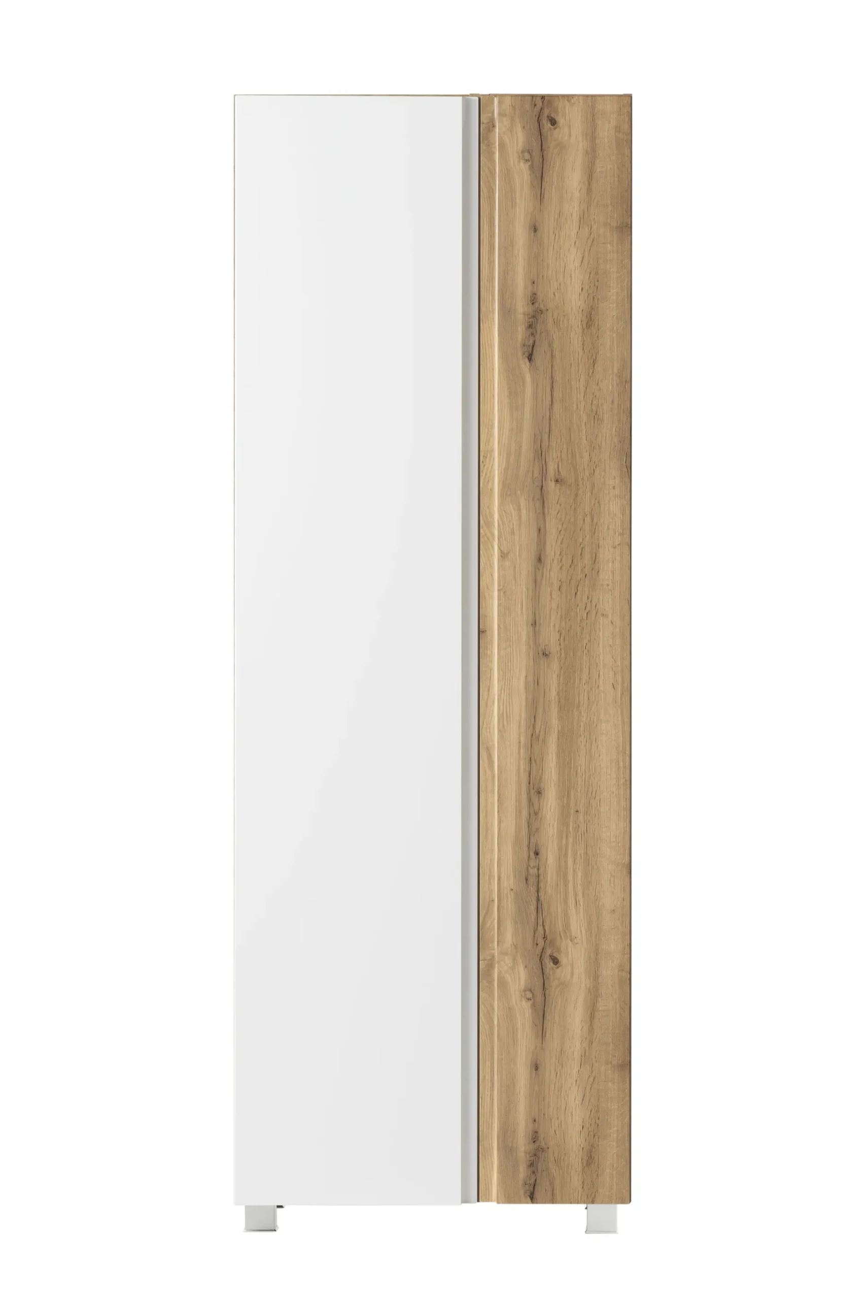 Säulenschrank Varese | 65 x 35 x 180 cm | Weiß
