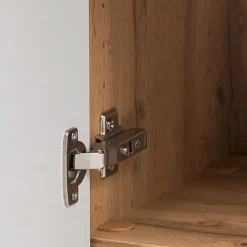 Säulenschrank Vikas 2 Türen und 1 Schublade - Eiche
