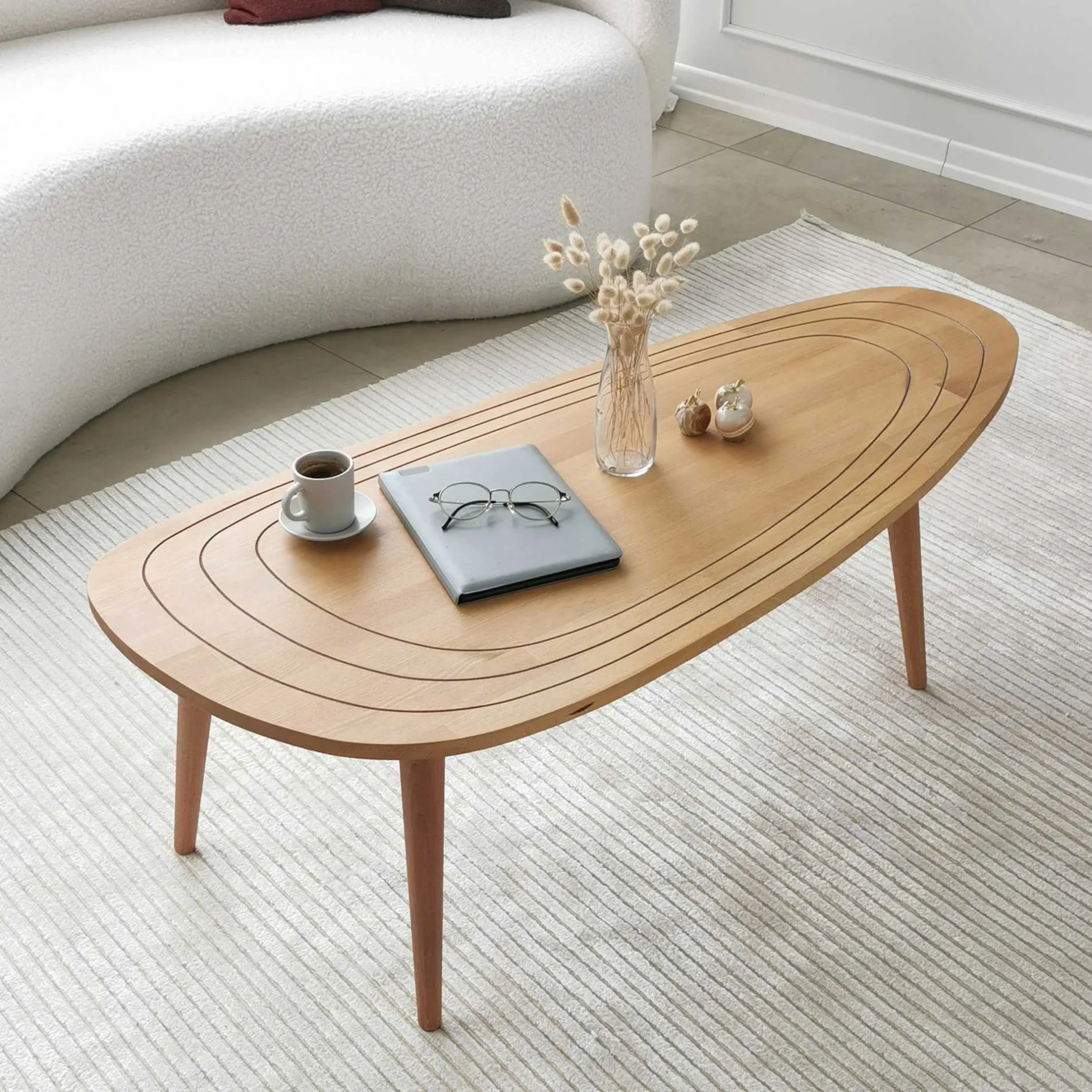 Sweet Couchtisch | Kiefernholz | Teakholz