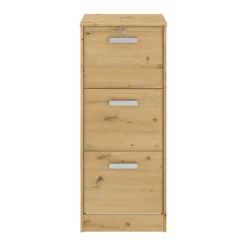 Tablett Marri 3 Schubladen - Eiche