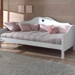 Tagesbett Amori 90x200cm für Mädchen - weiß