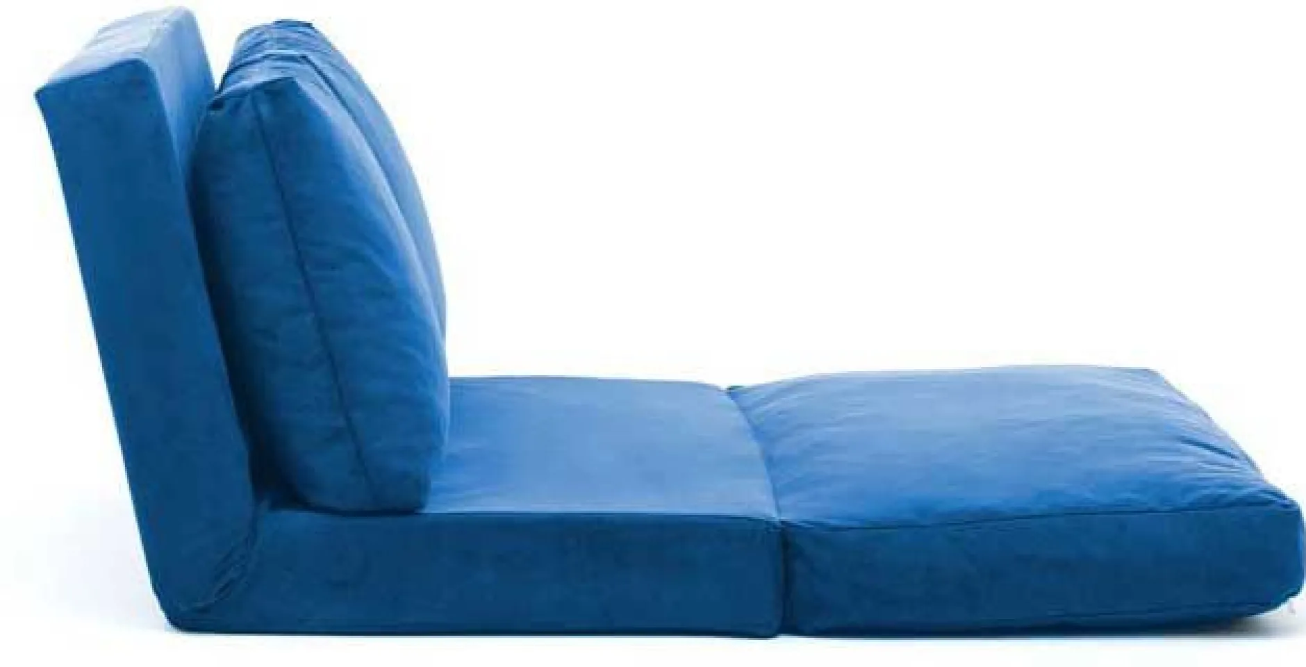 Taida 2-Sitzer-Schlafsofa | Metallrahmen | Blau