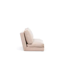 Taida 2-Sitzer-Schlafsofa | Metallrahmen | Creme