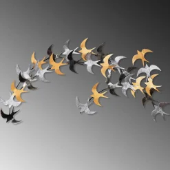 Tanelorn Dekoratives Wandaccessoire aus Metall | 100 % METALL | 137 x 62 cm