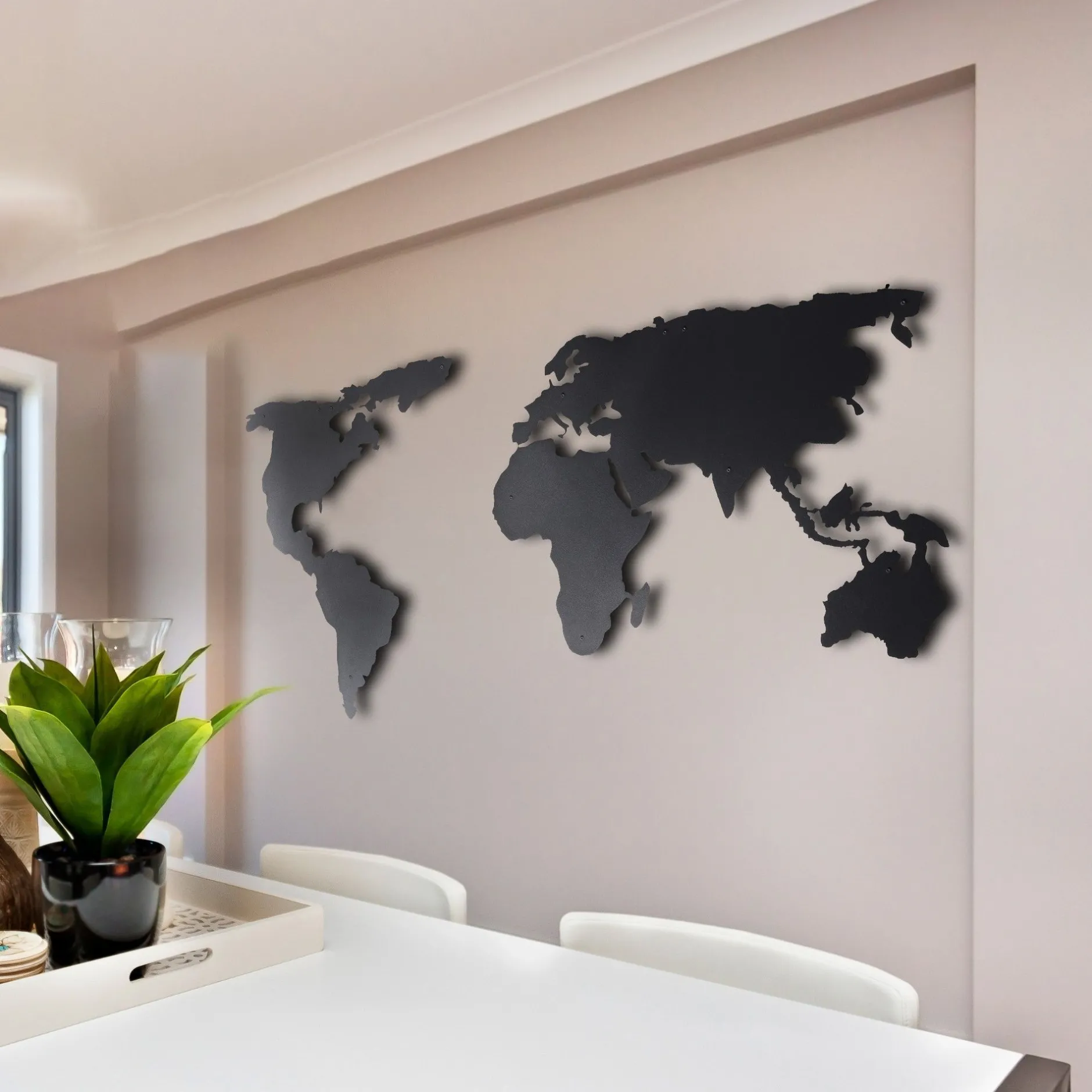 Tanelorn Dekoratives Wandaccessoire aus Metall | 100 % METALL | 85 x 170 cm