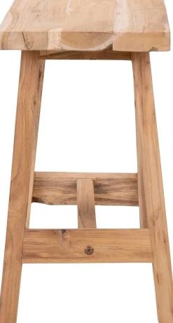 Teakholz Barcelona Bank - Naturbelassen - 50x25x45 cm