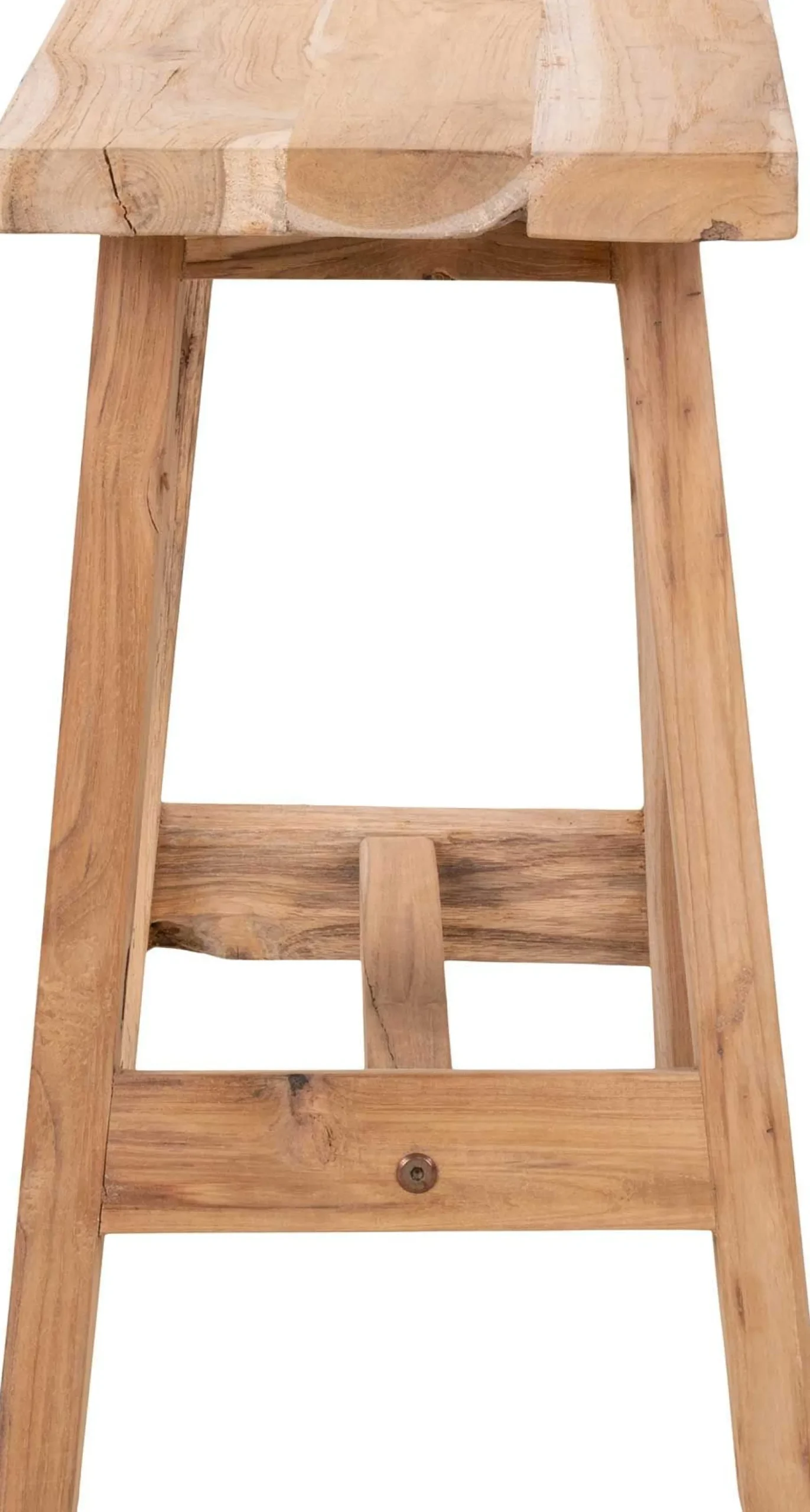 Teakholz Barcelona Bank - Naturbelassen - 50x25x45 cm