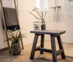 Teakholz Barcelona Bank - Naturbelassen - 50x25x45 cm