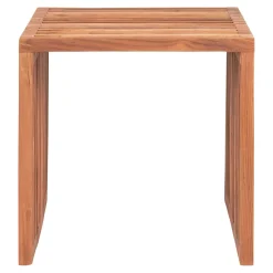 Teakholz Pego Beistelltisch - Natur 40x40x40 cm