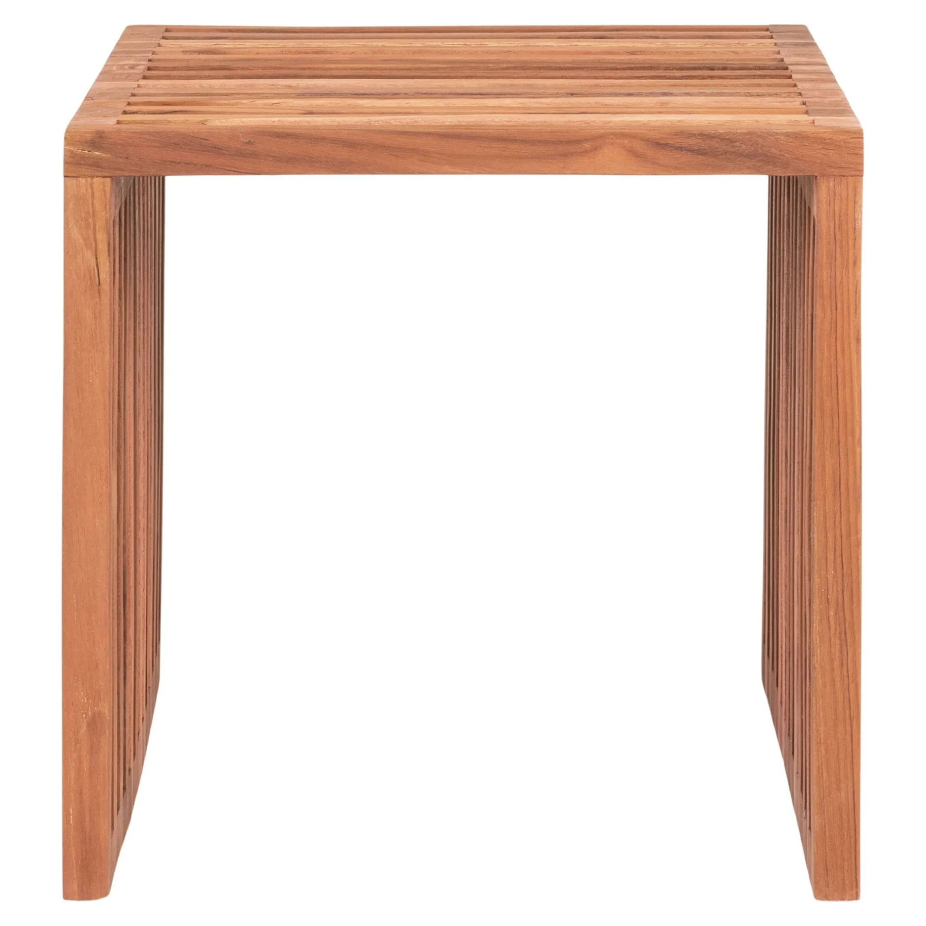 Teakholz Pego Beistelltisch - Natur 40x40x40 cm