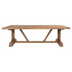 Teak Volos Esstisch - Natur, 100x240x75 cm