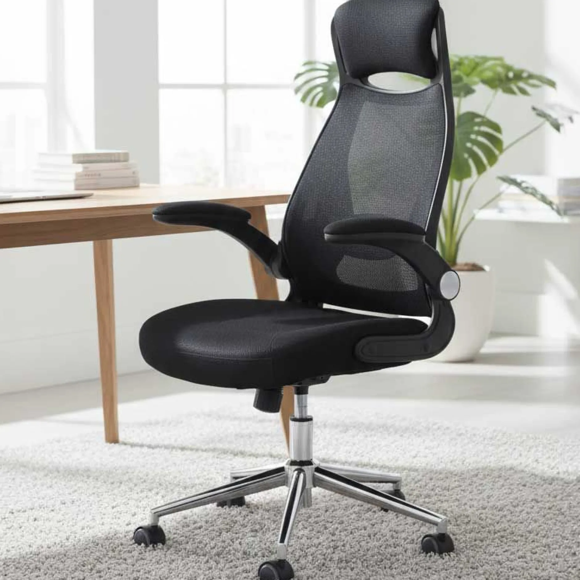 Tec Ergonomischer Bürostuhl - verstellbar - schwarz