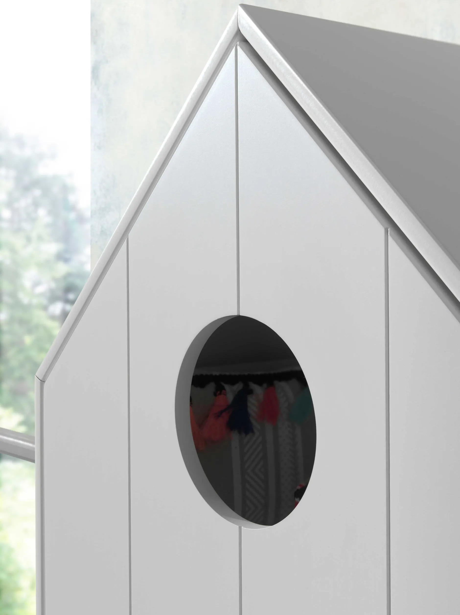 2-teiliger Kleiderschrank Casami - 115x37x172 cm - Weiß/Mintgrün