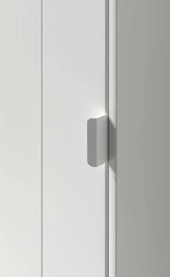 2-teiliger Kleiderschrank Casami - 115x37x172 cm - Weiß/Mintgrün