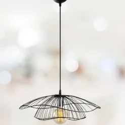 Tel Kronleuchter | METALLGEHÄUSE | Schwarz