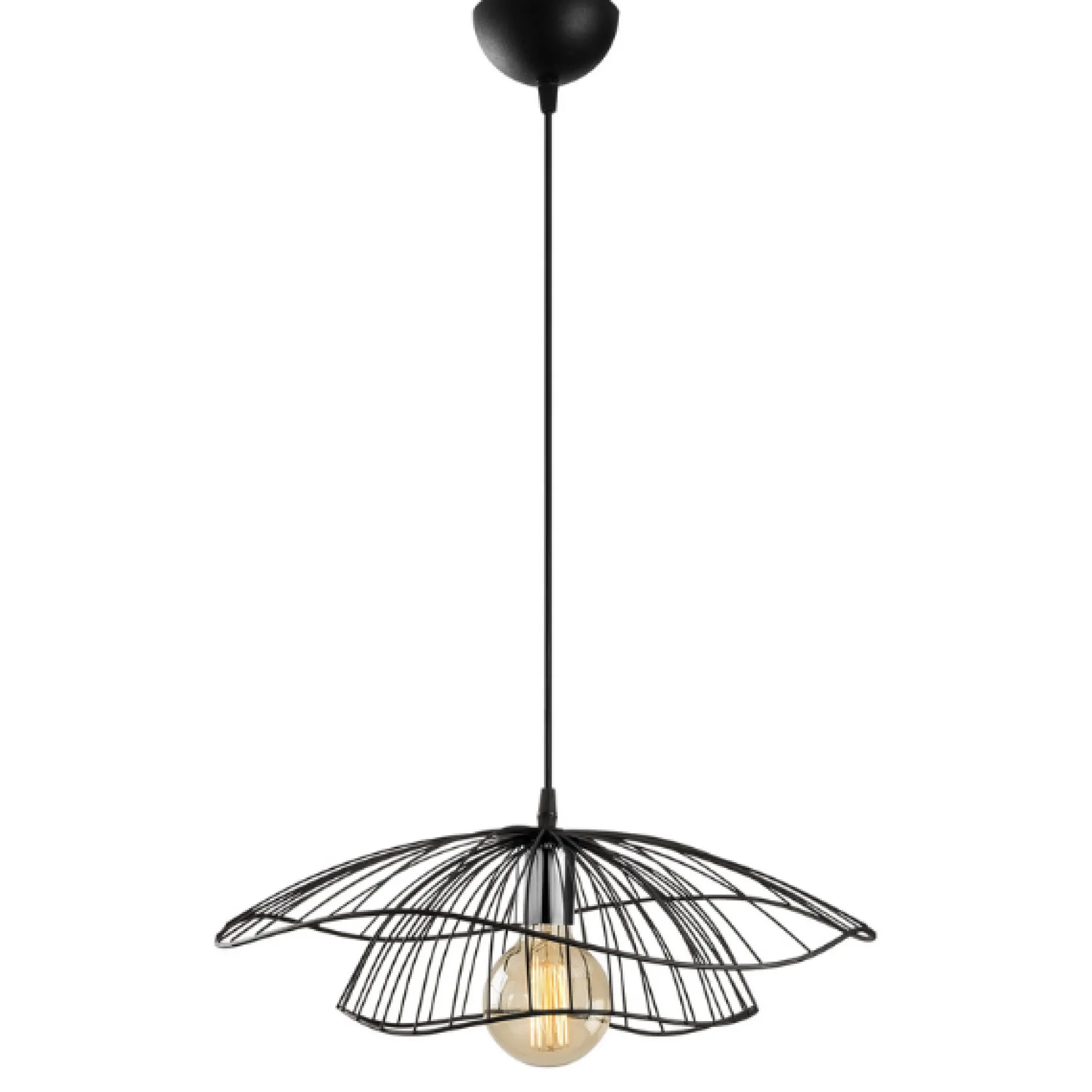 Tel Kronleuchter | METALLGEHÄUSE | Schwarz