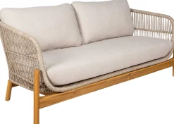 Terracina Lounge-Set - mit Kissen - Akazienholz/Beige