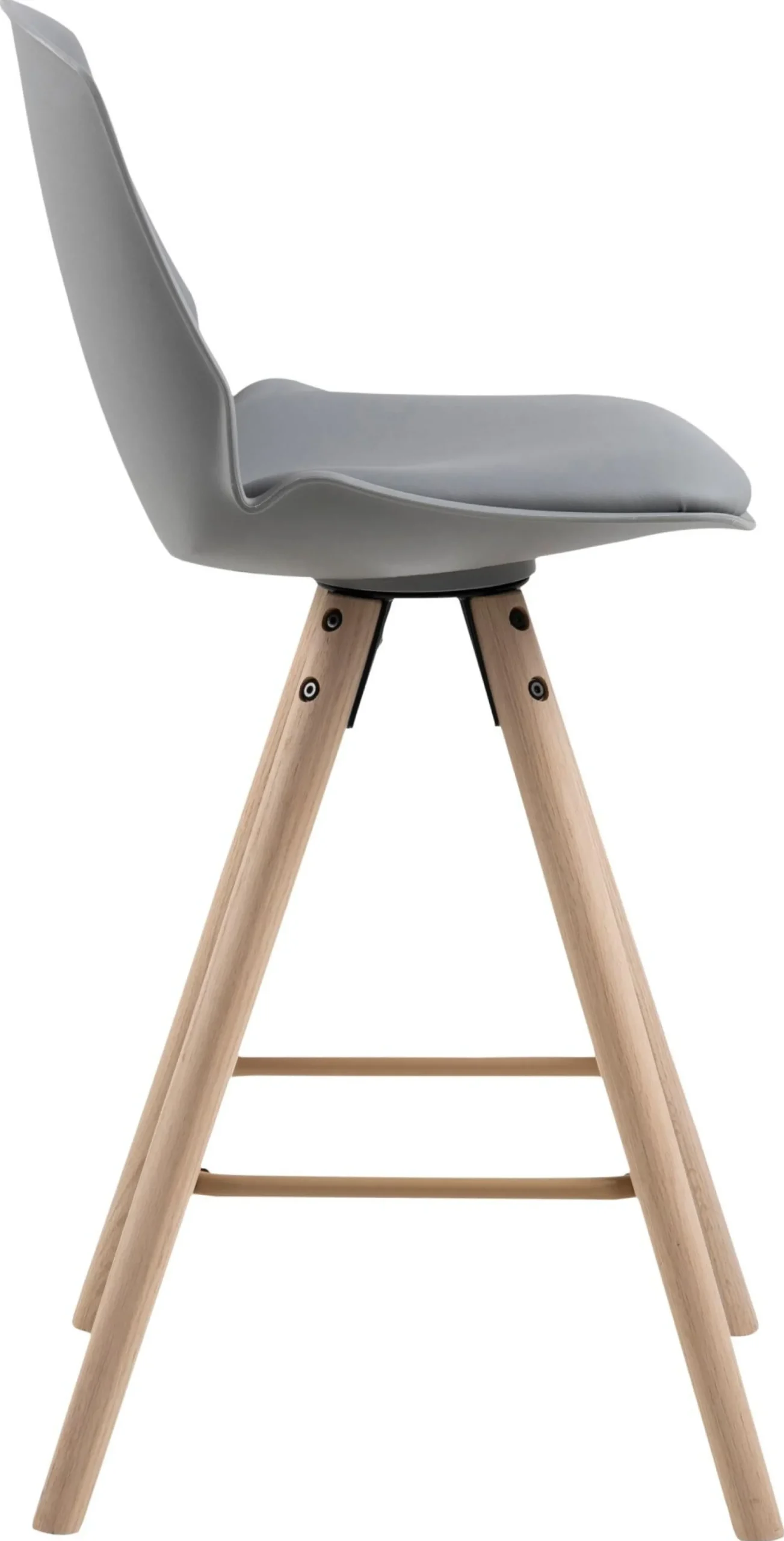 Thekenstuhl Sammy - grau/beige