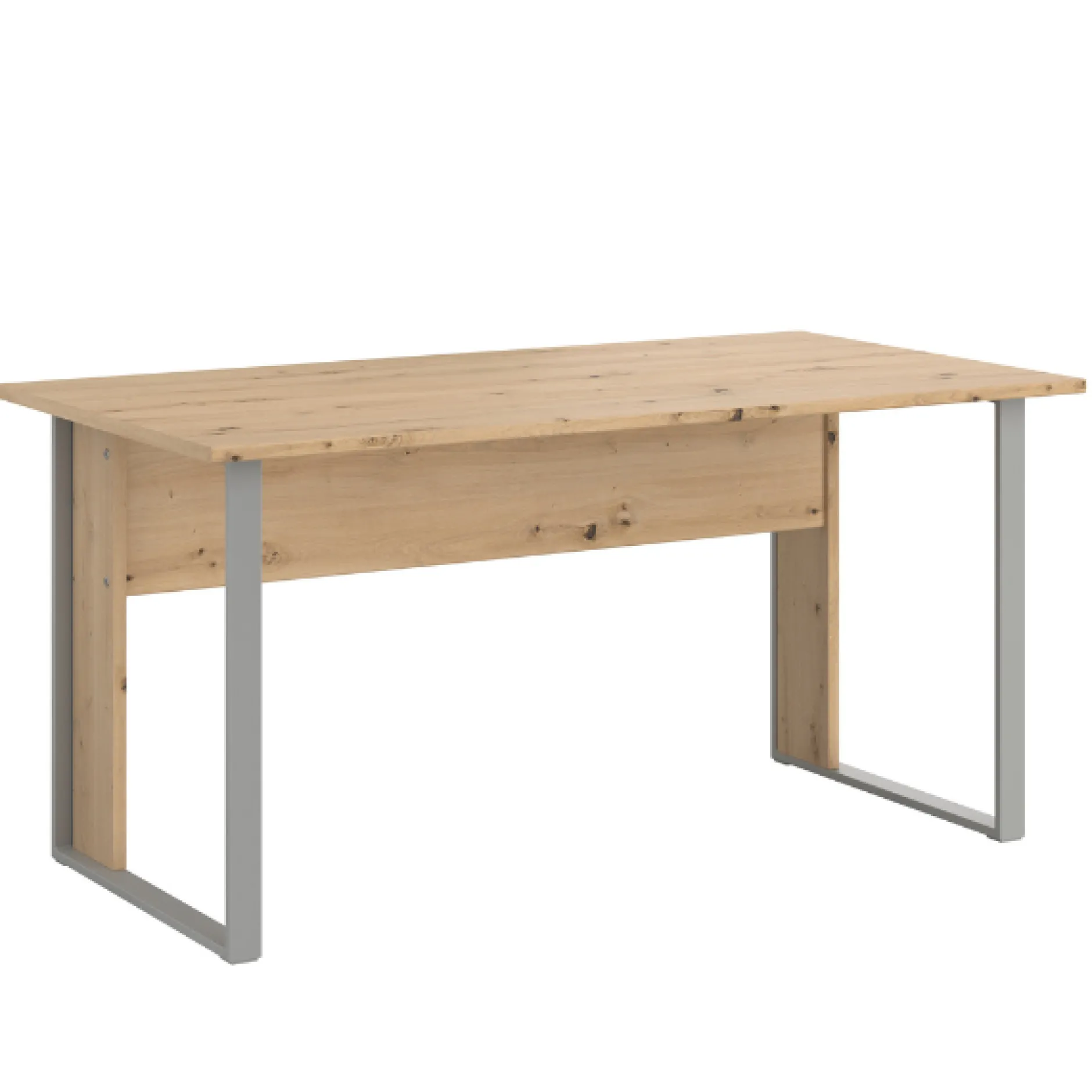 The OfficeBüro-Set : Schreibtisch 150cm, Aktenschrank, Bücherregal - Eiche Dekor