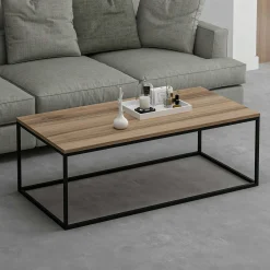 Tiger Couchtisch | 100 % MELAMIN | Walnuss