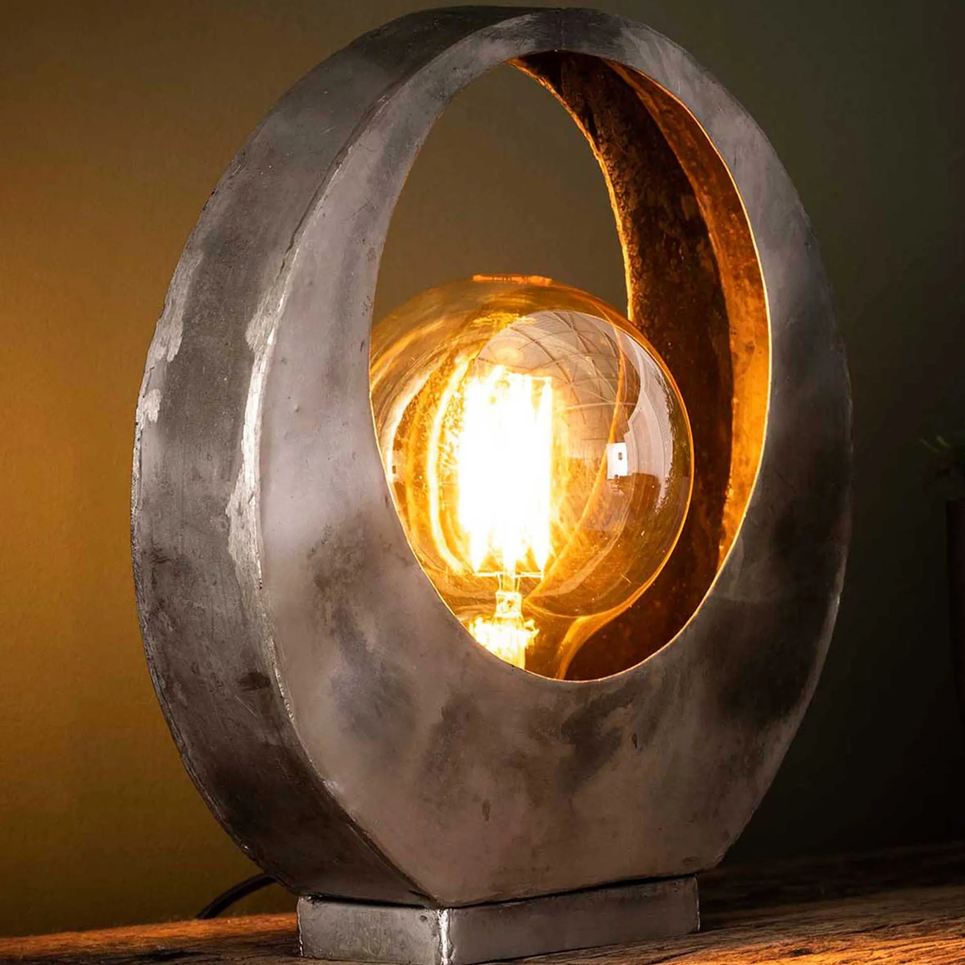 Tischlampe Vollmond