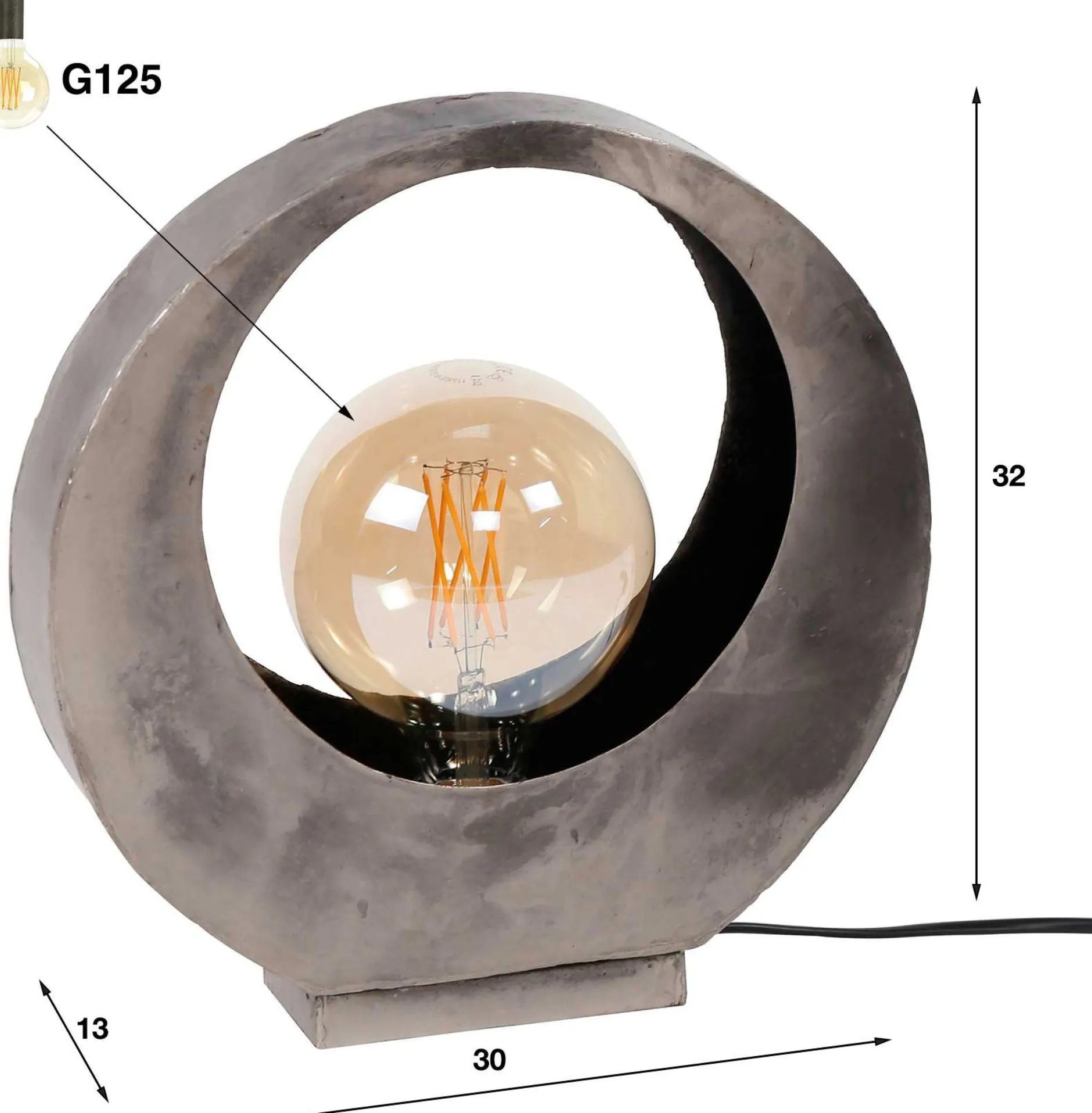 Tischlampe Vollmond