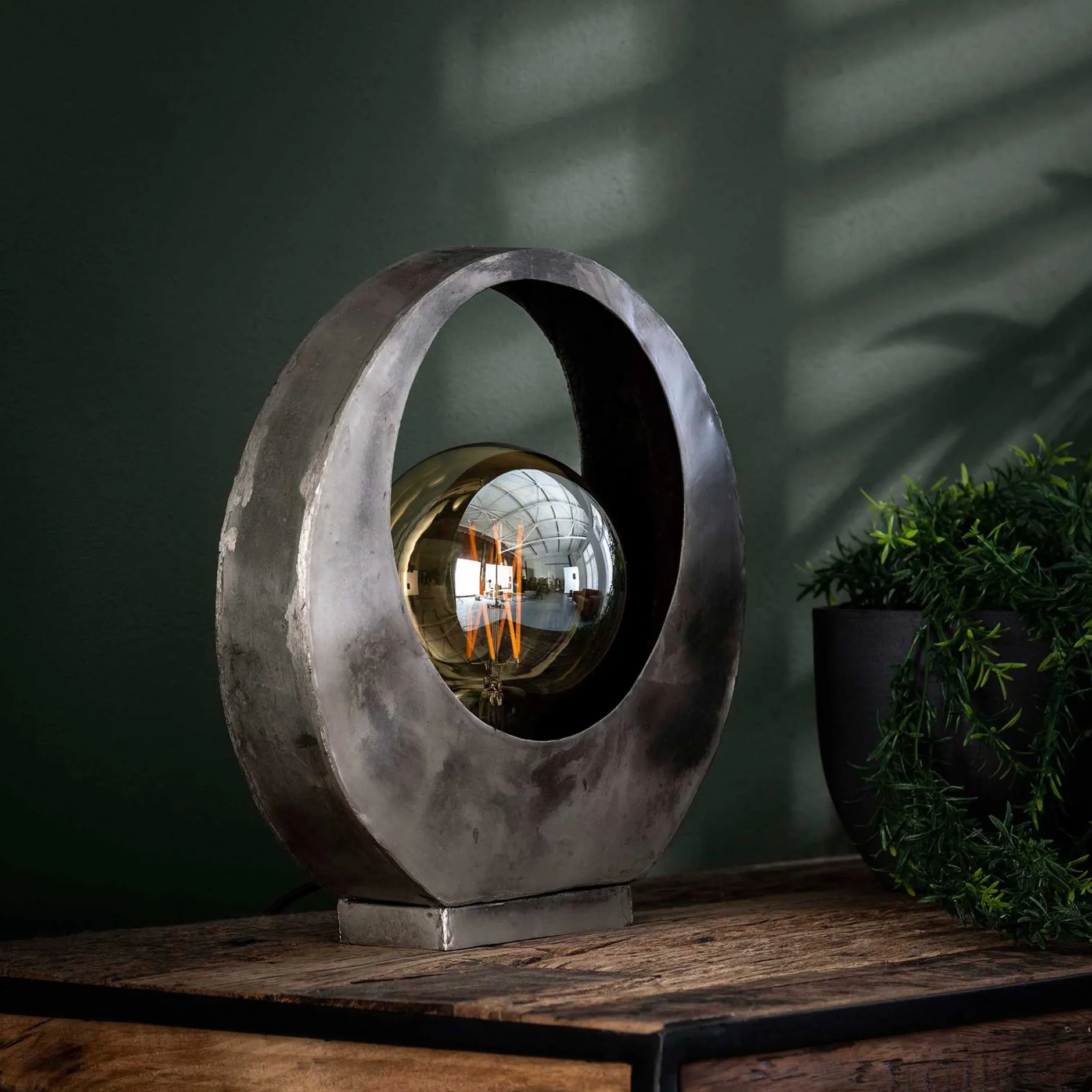 Tischlampe Vollmond