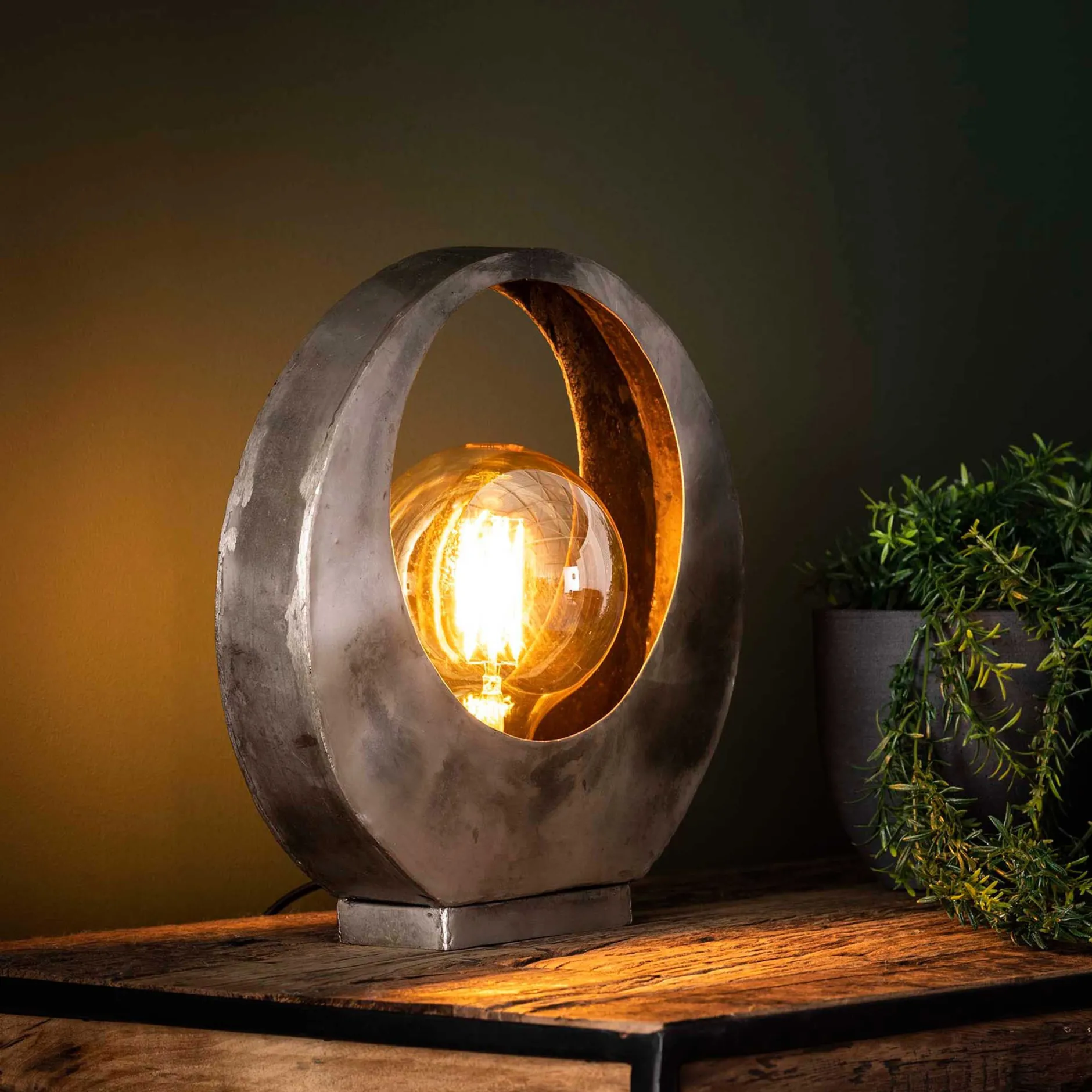 Tischlampe Vollmond