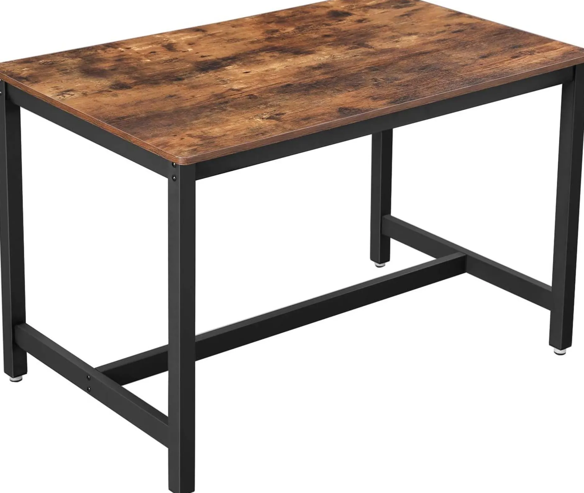 Tisch Miles 120x75 industrial - braun/schwarz