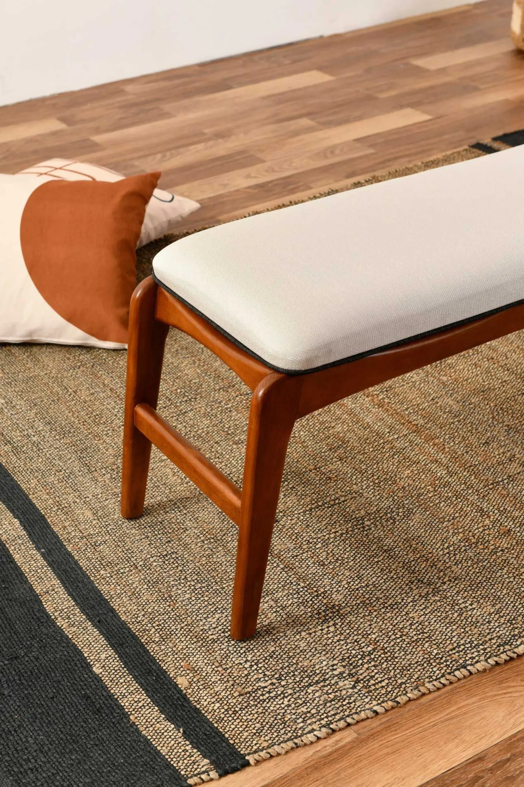 Touch Bank | HORNBEAM WOOD | Walnuss, Creme
