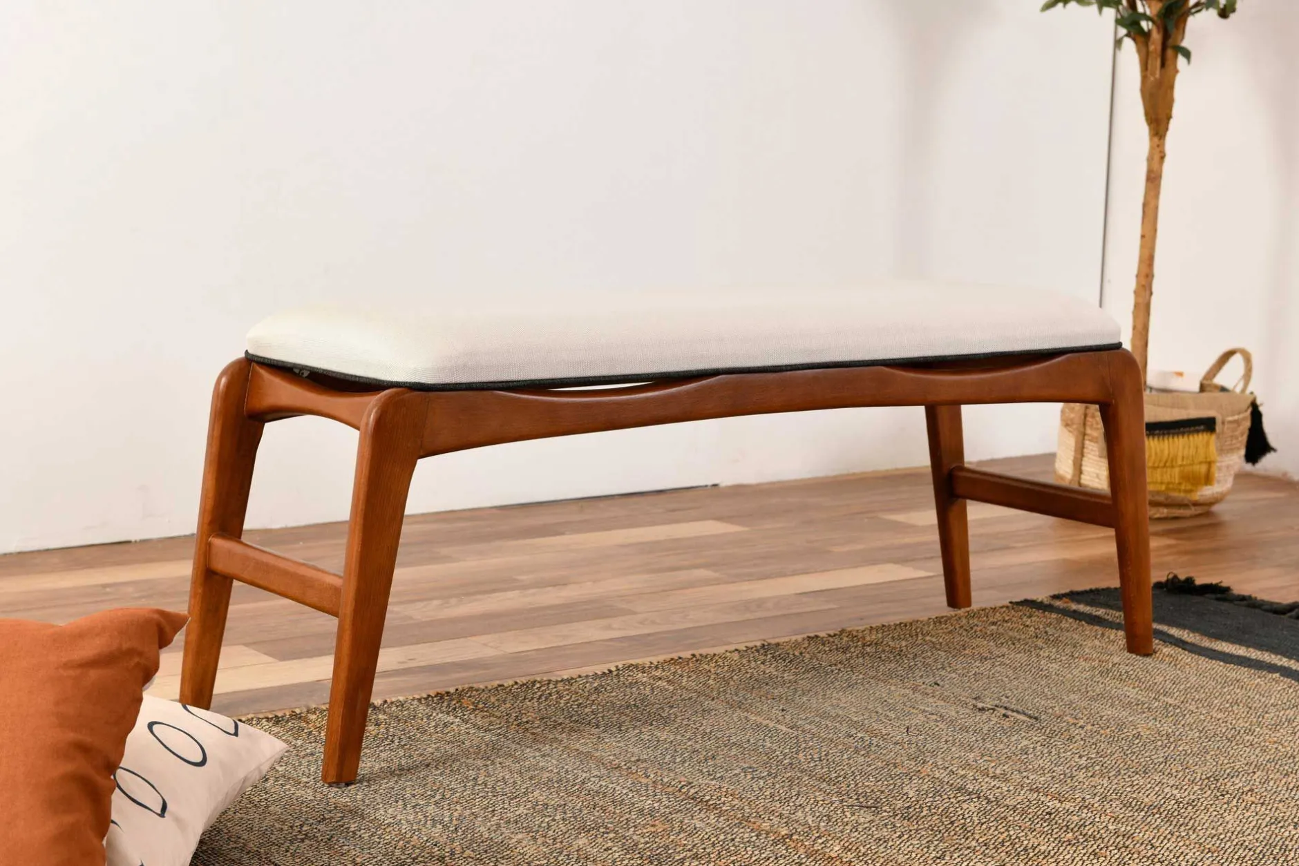 Touch Bank | HORNBEAM WOOD | Walnuss, Creme